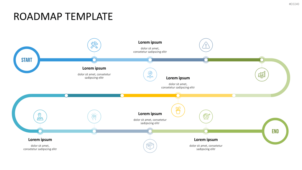 Roadmap-Toolbox PowerPoint-Vorlage