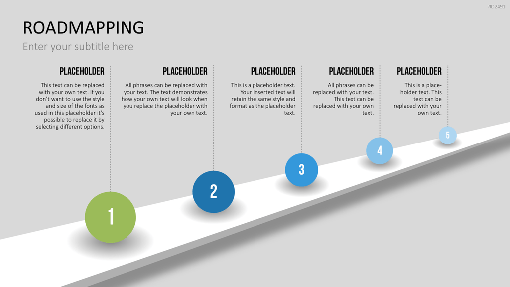 Roadmapping PowerPoint-Vorlage