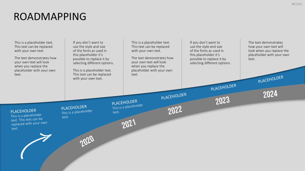 Roadmapping PowerPoint-Vorlage