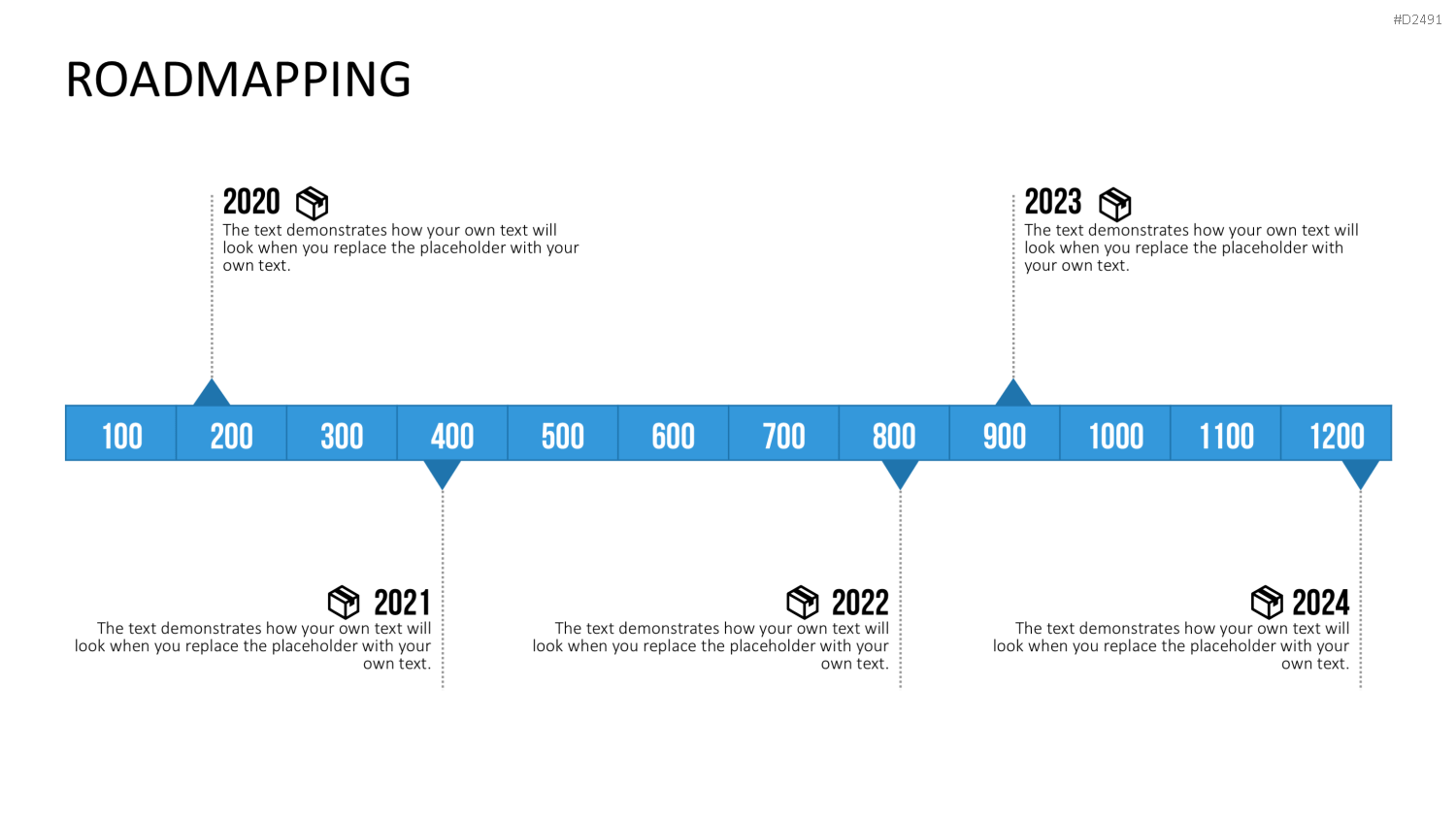 Roadmapping PowerPoint-Vorlage