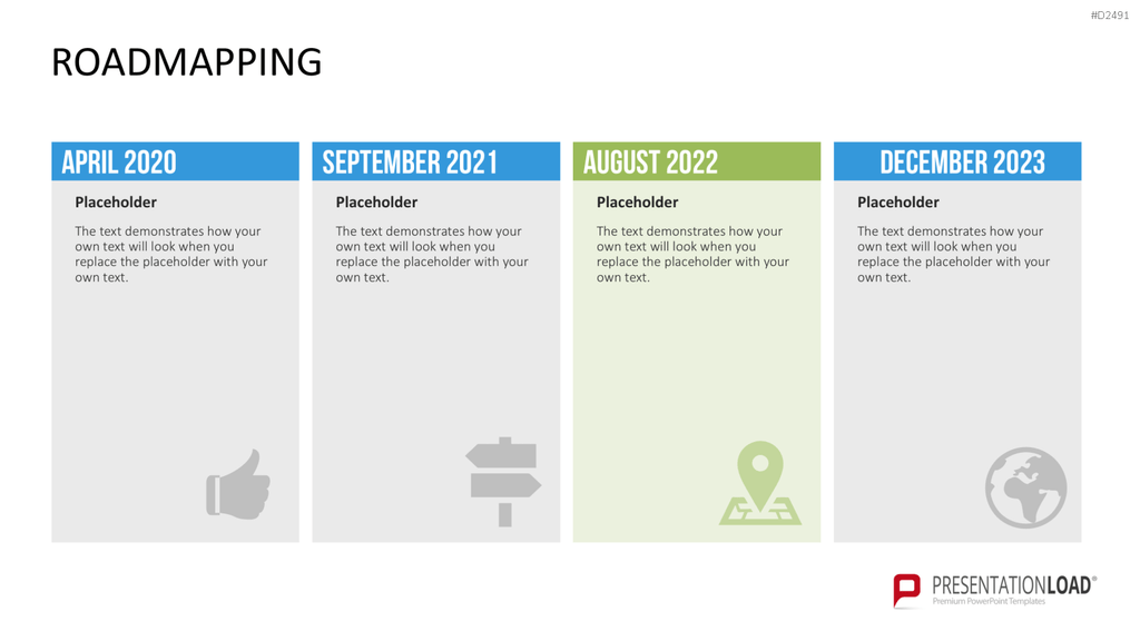 Roadmapping PowerPoint-Vorlage