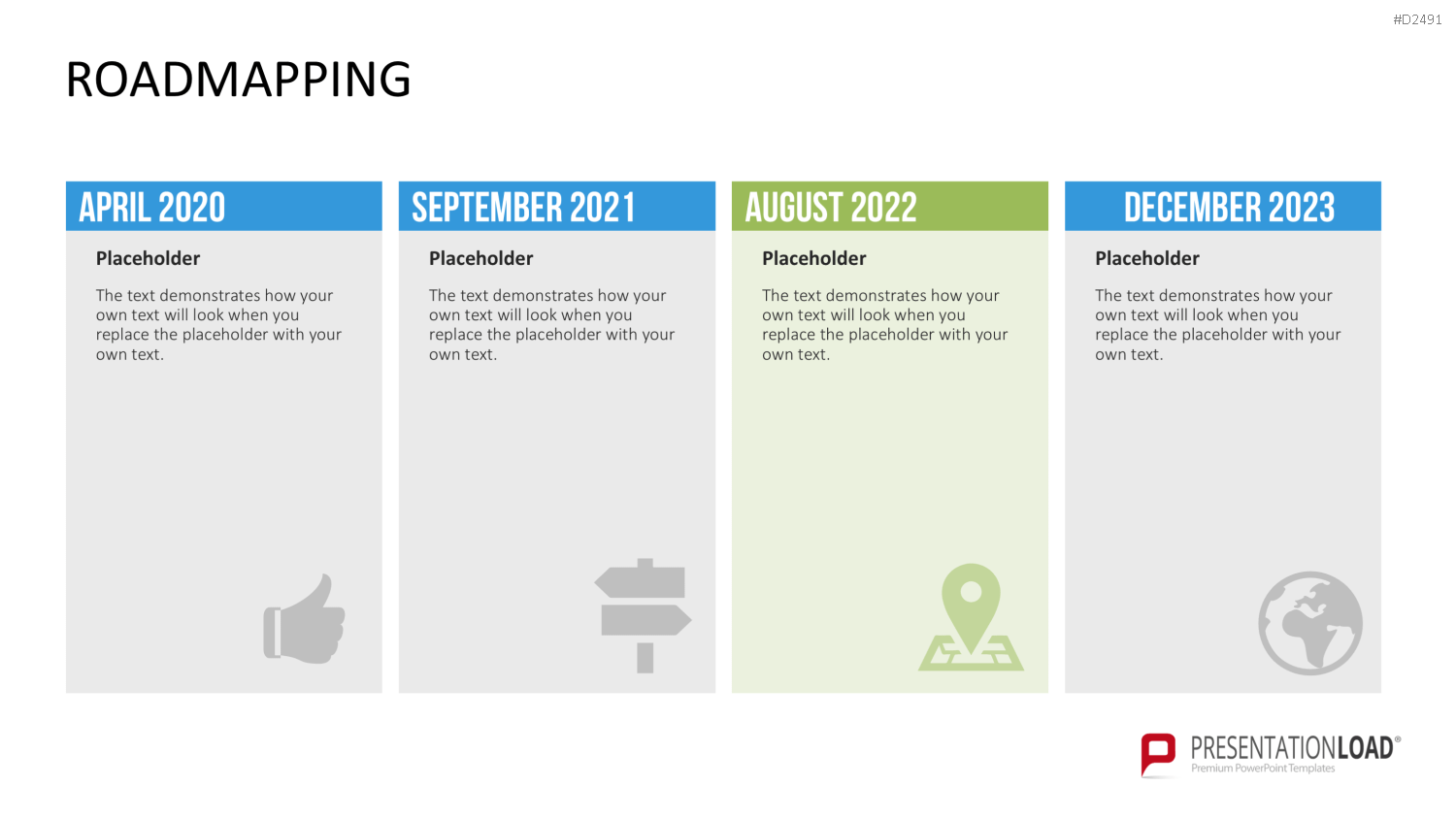 Roadmapping PowerPoint-Vorlage