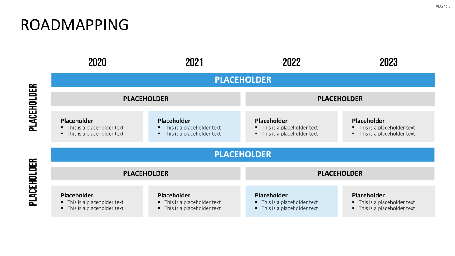 Roadmapping PowerPoint-Vorlage