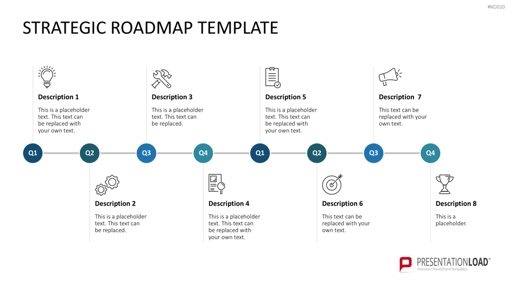 Roadmaps-Bundle PowerPoint-Vorlage
