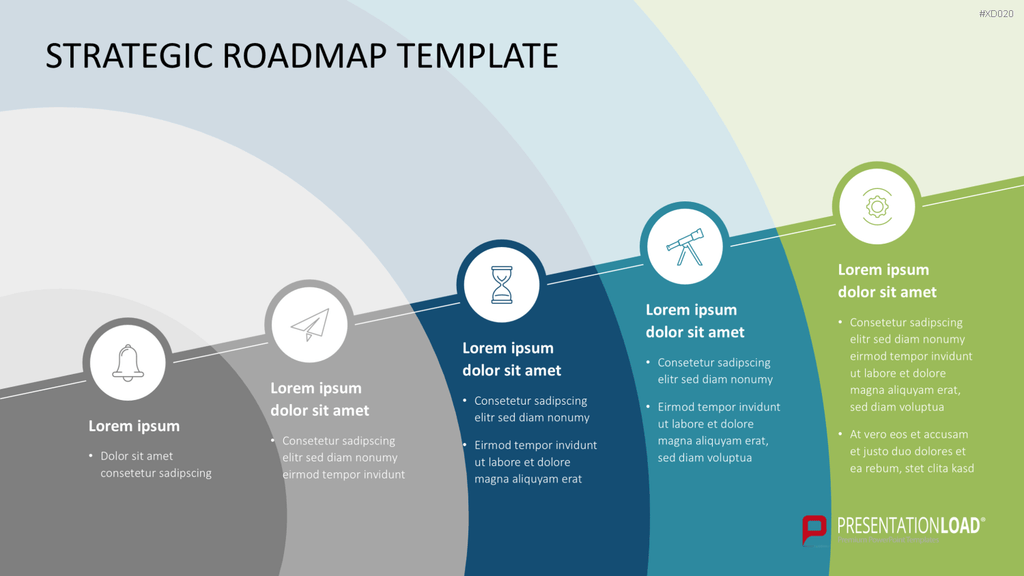 Roadmaps-Bundle PowerPoint-Vorlage