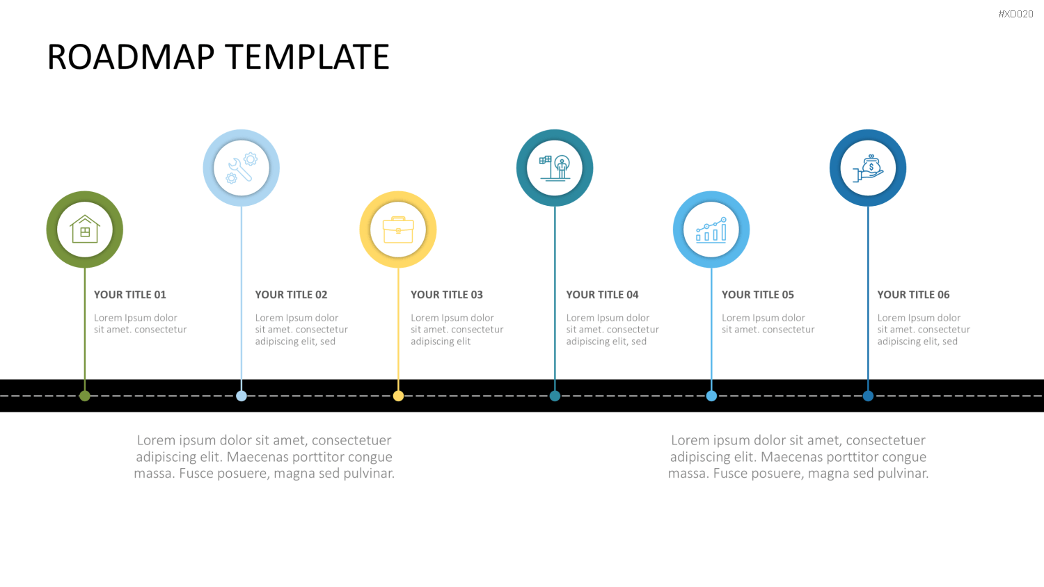 Roadmaps-Bundle PowerPoint-Vorlage