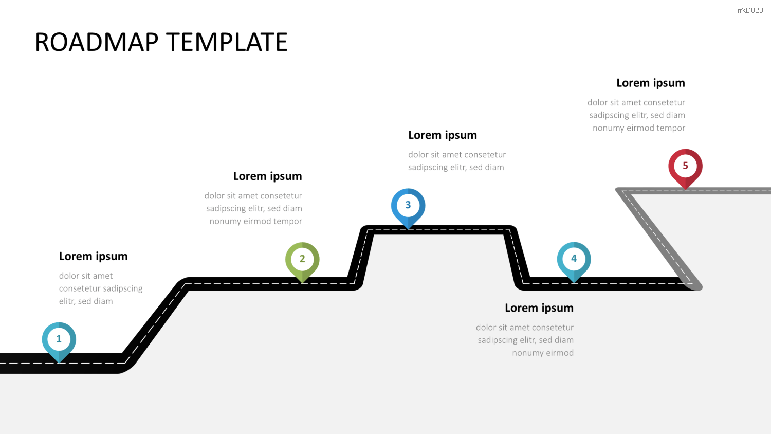Roadmaps-Bundle PowerPoint-Vorlage
