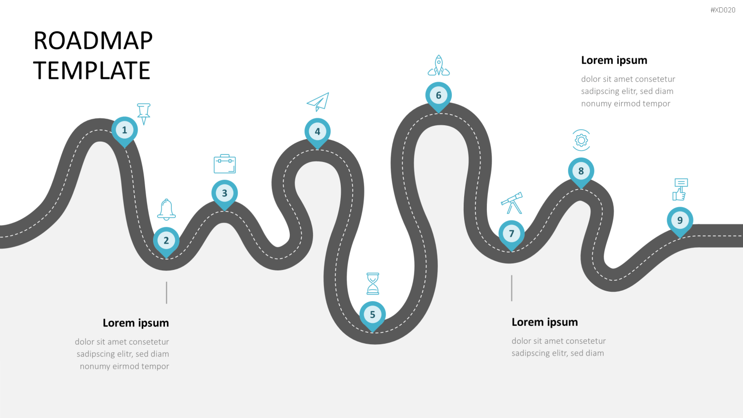 Roadmaps-Bundle PowerPoint-Vorlage