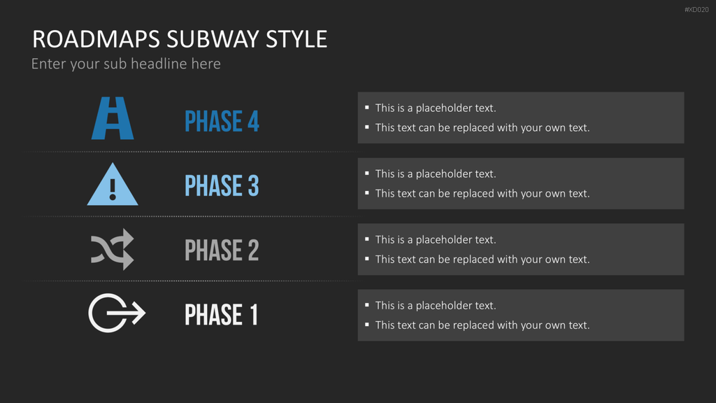 Roadmaps-Bundle PowerPoint-Vorlage