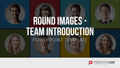 Runde Bilder - Team Vorstellung PowerPoint-Vorlage