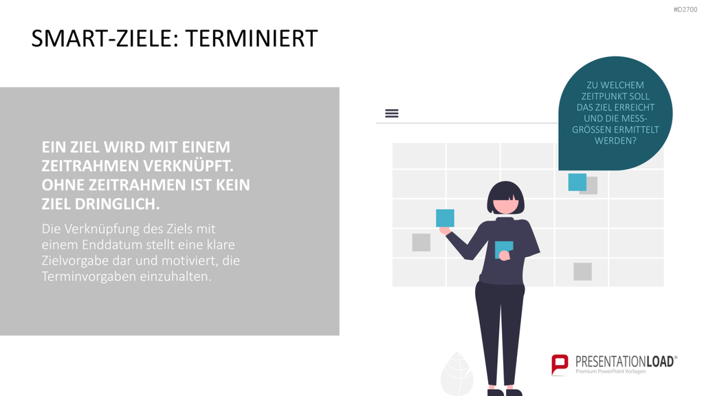 SMART Ziele PowerPoint-Vorlage