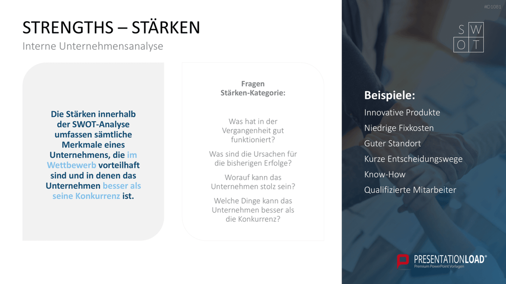 SWOT-Analyse PowerPoint-Vorlage