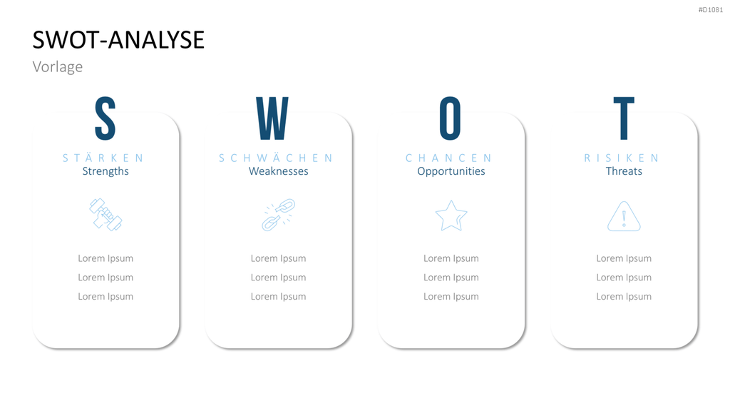 SWOT-Analyse PowerPoint-Vorlage