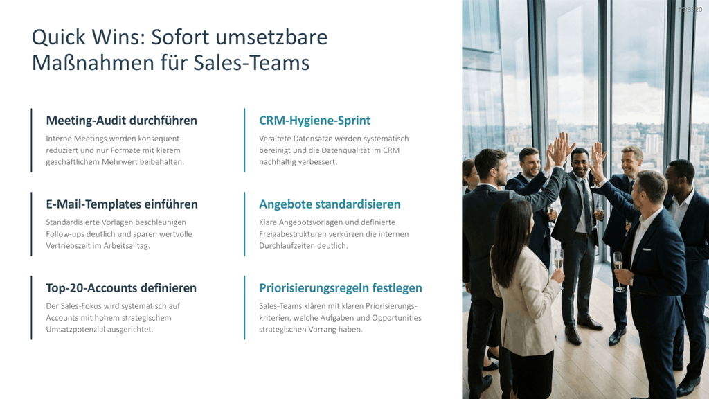 Sales Productivity PowerPoint-Vorlage