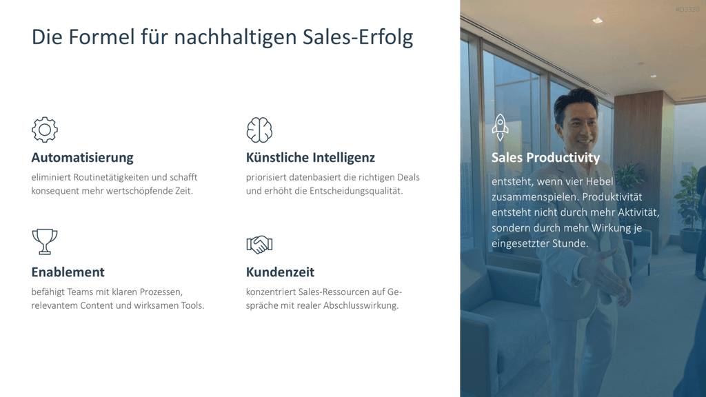 Sales Productivity PowerPoint-Vorlage