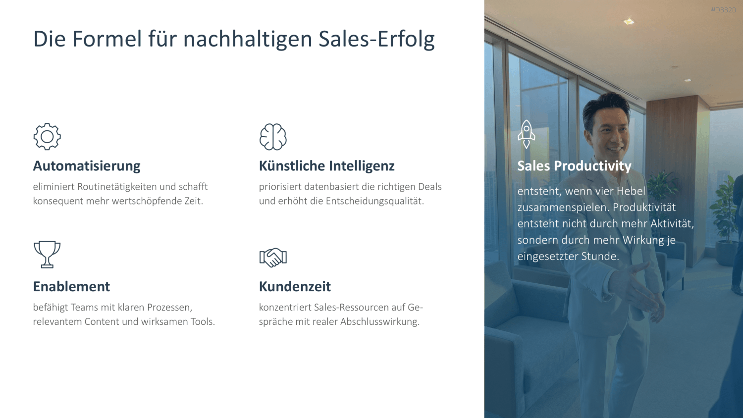 Sales Productivity PowerPoint-Vorlage