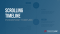 Scrolling Timeline PowerPoint-Vorlage