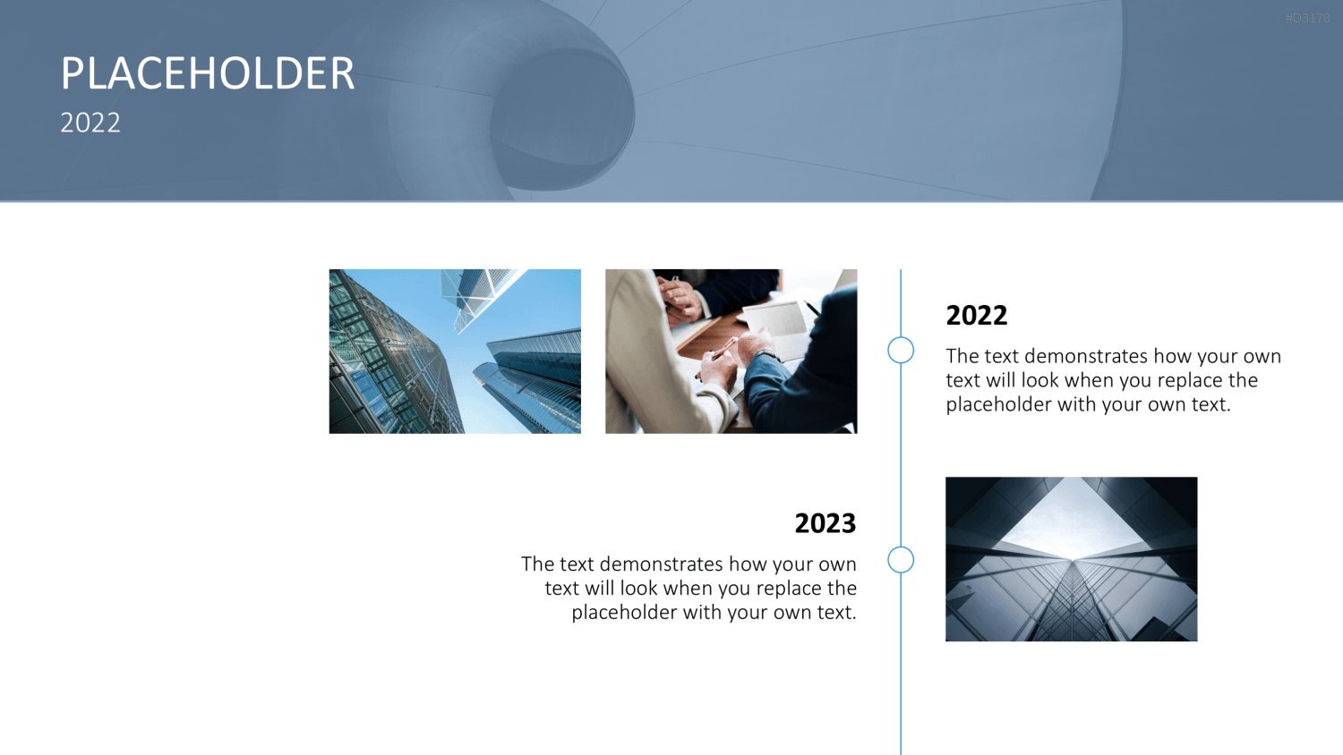 Scrolling Timeline PowerPoint-Vorlage