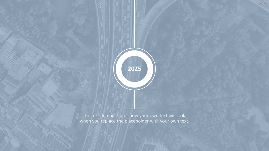 Scrolling Timeline PowerPoint-Vorlage