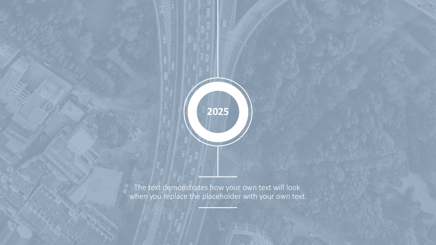 Scrolling Timeline PowerPoint-Vorlage