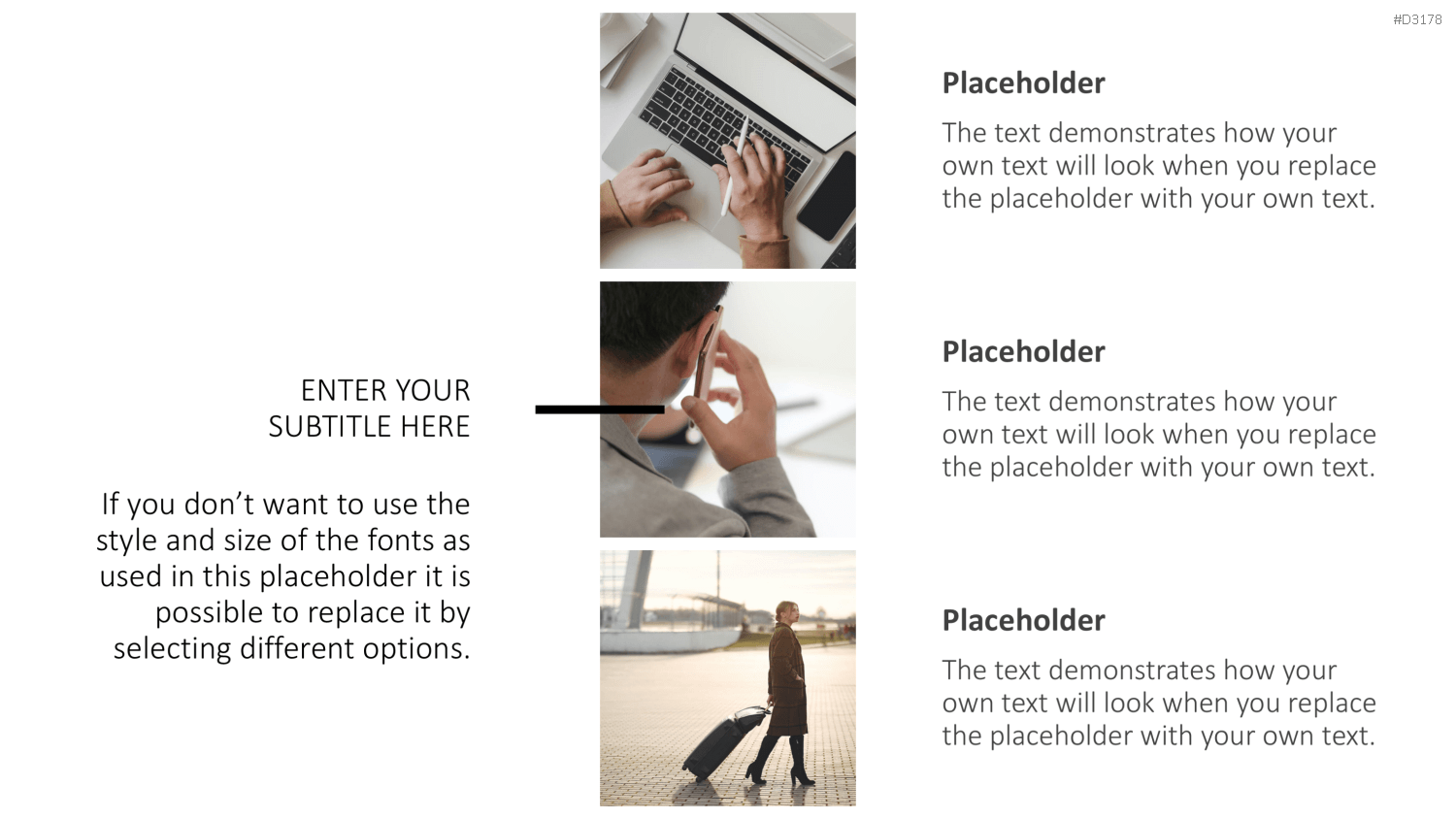Scrolling Timeline PowerPoint-Vorlage