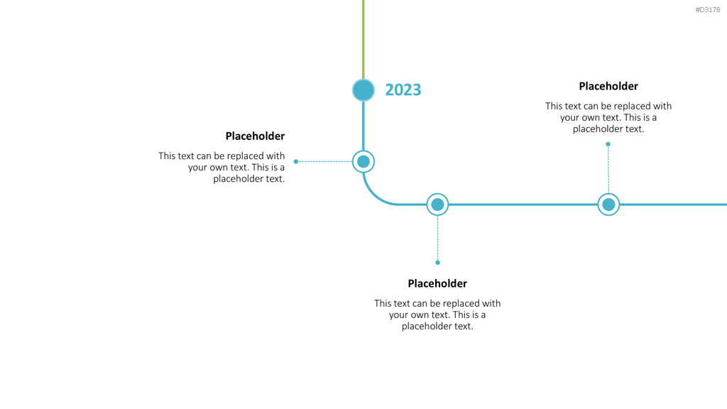 Scrolling Timeline PowerPoint-Vorlage