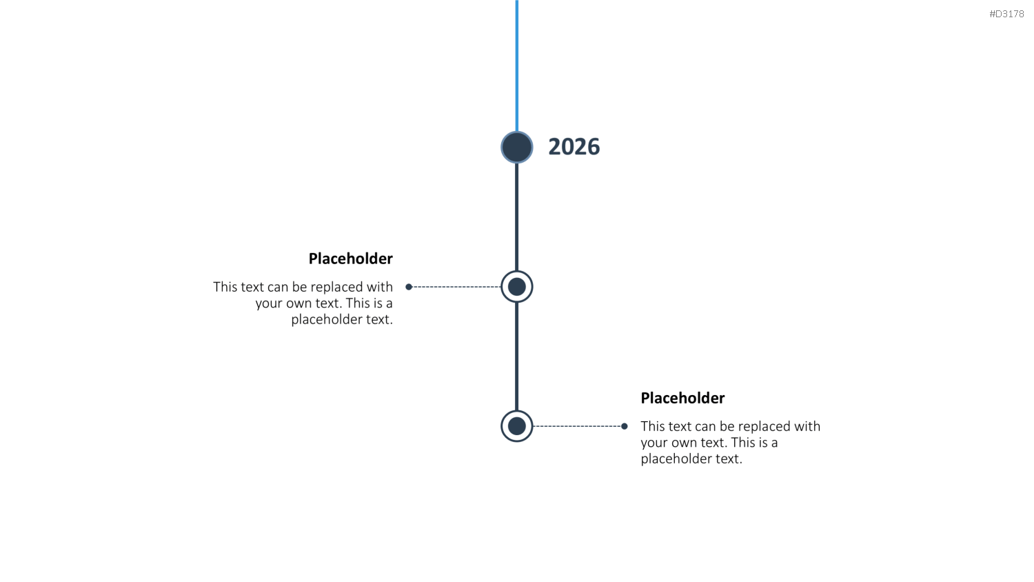 Scrolling Timeline PowerPoint-Vorlage