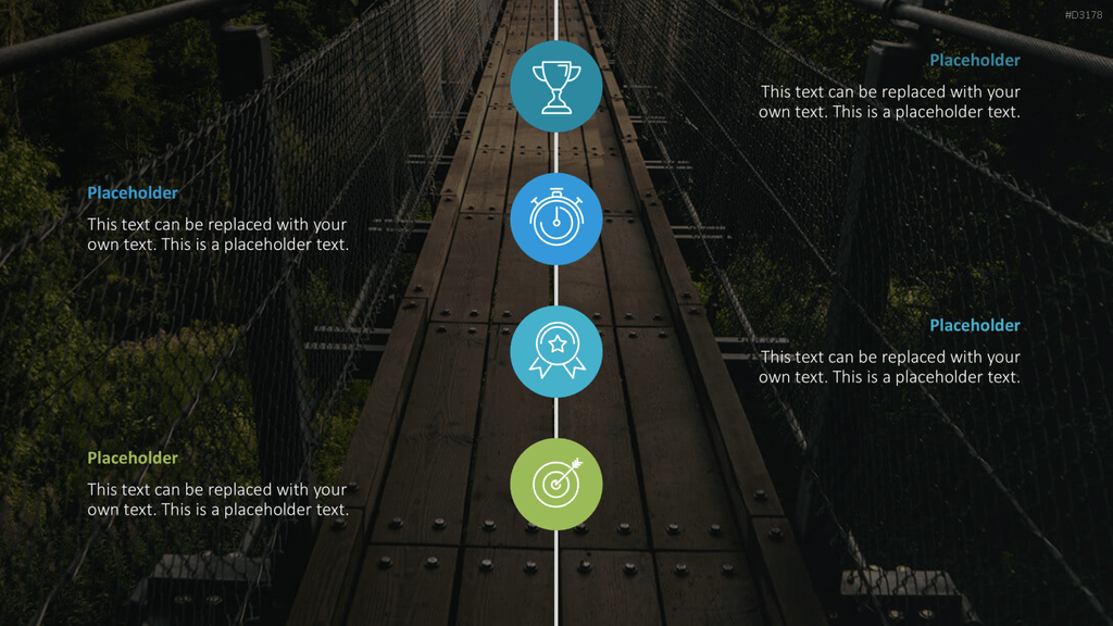 Scrolling Timeline PowerPoint-Vorlage