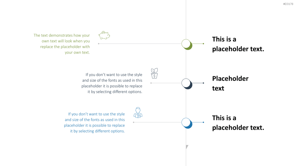 Scrolling Timeline PowerPoint-Vorlage