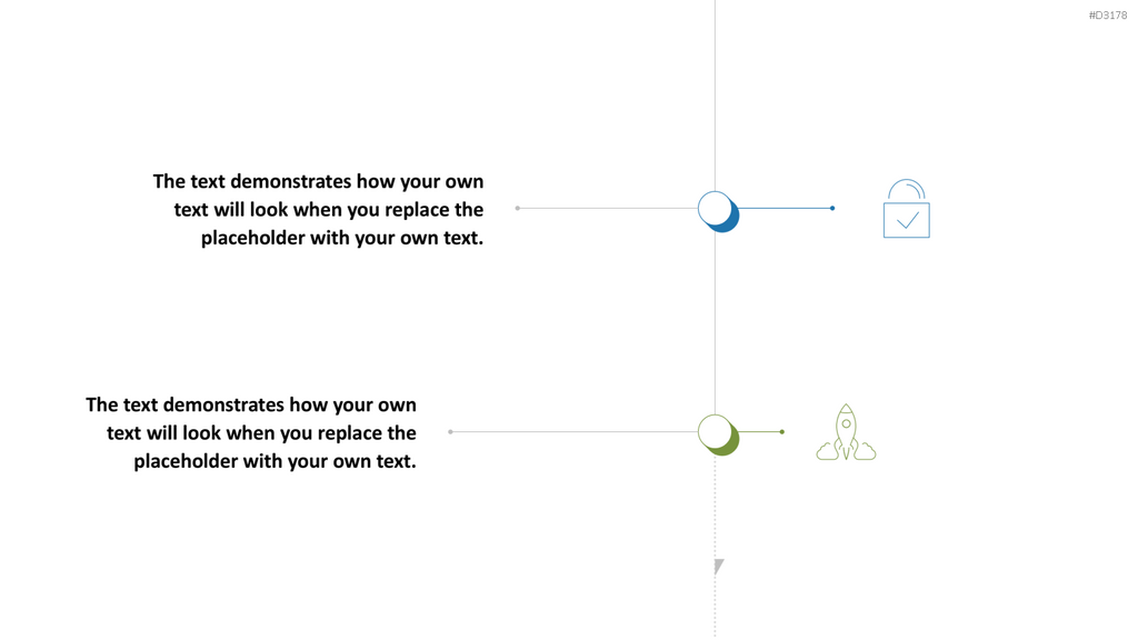 Scrolling Timeline PowerPoint-Vorlage