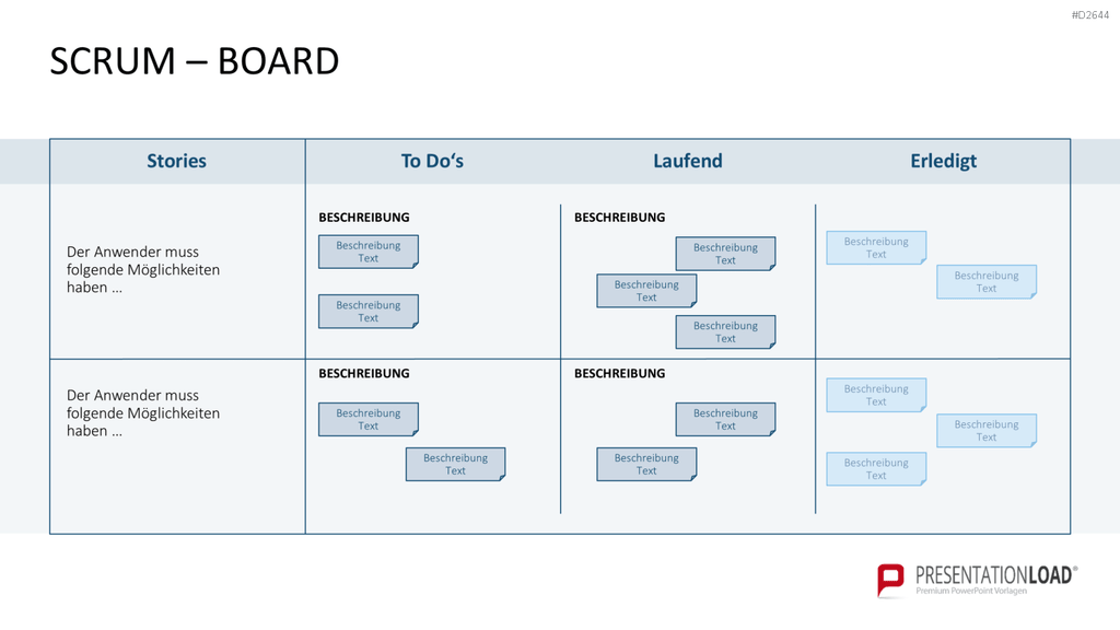 Scrum-Toolbox PowerPoint-Vorlage