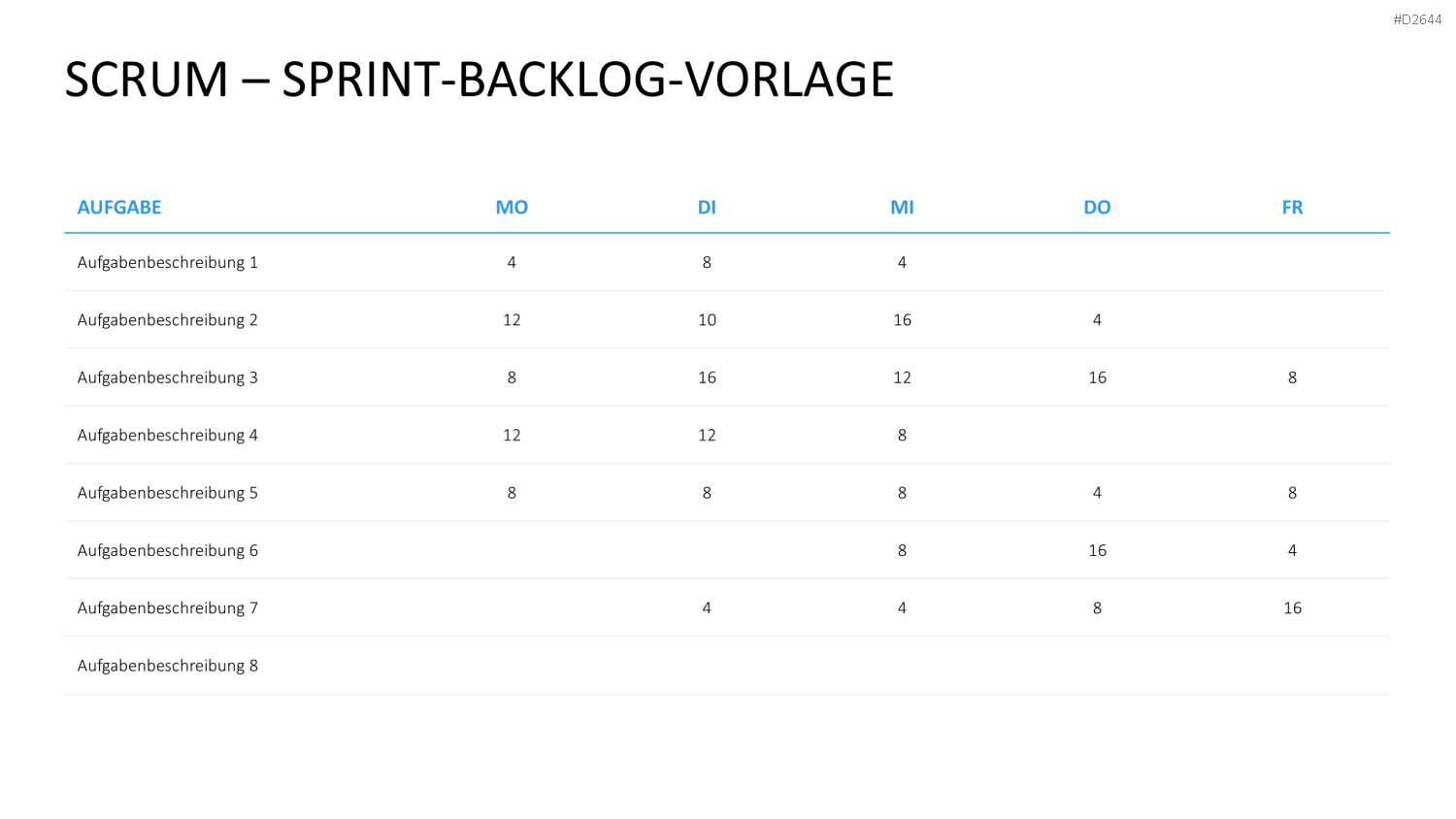 Scrum-Toolbox PowerPoint-Vorlage