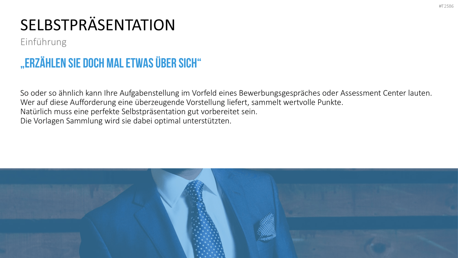 Selbstpräsentation - Bergsteiger PowerPoint-Vorlage