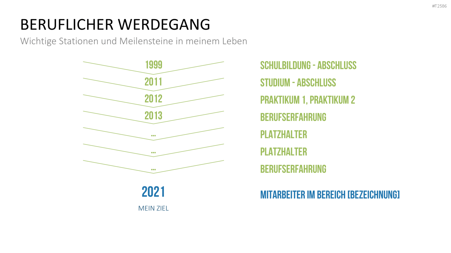 Selbstpräsentation - Bergsteiger PowerPoint-Vorlage