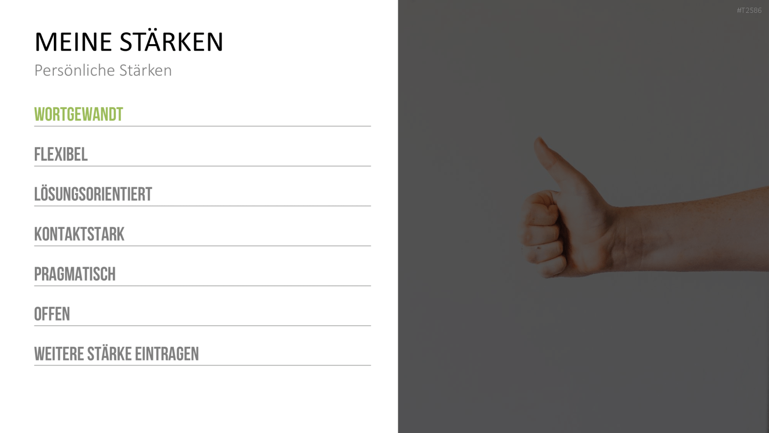 Selbstpräsentation - Bergsteiger PowerPoint-Vorlage