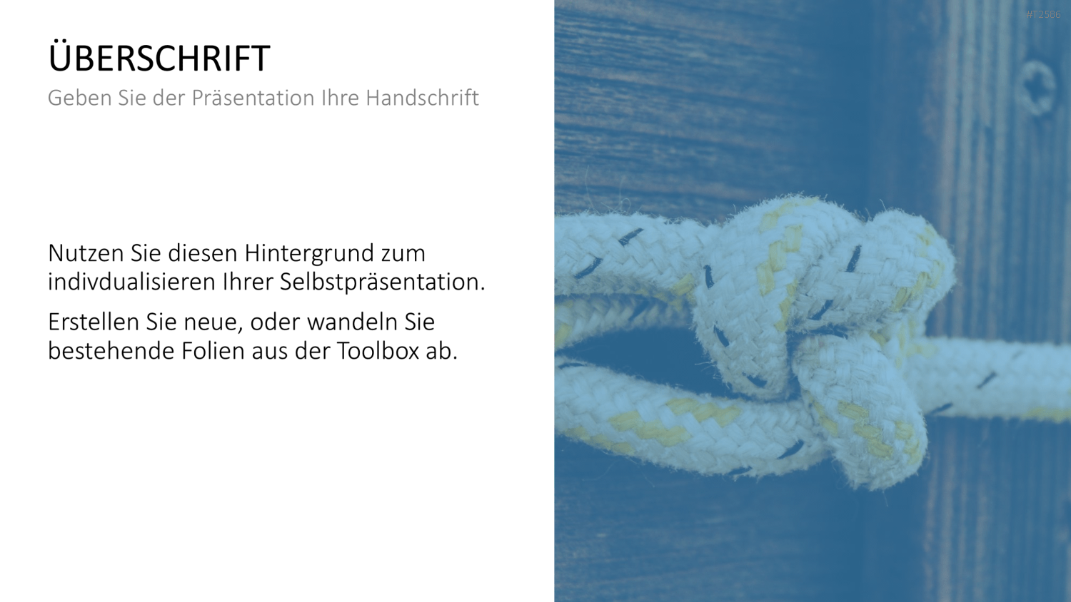 Selbstpräsentation - Bergsteiger PowerPoint-Vorlage