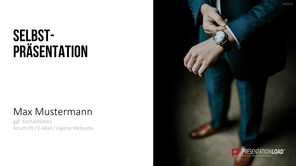 Selbstpräsentation - Bundle PowerPoint-Vorlage