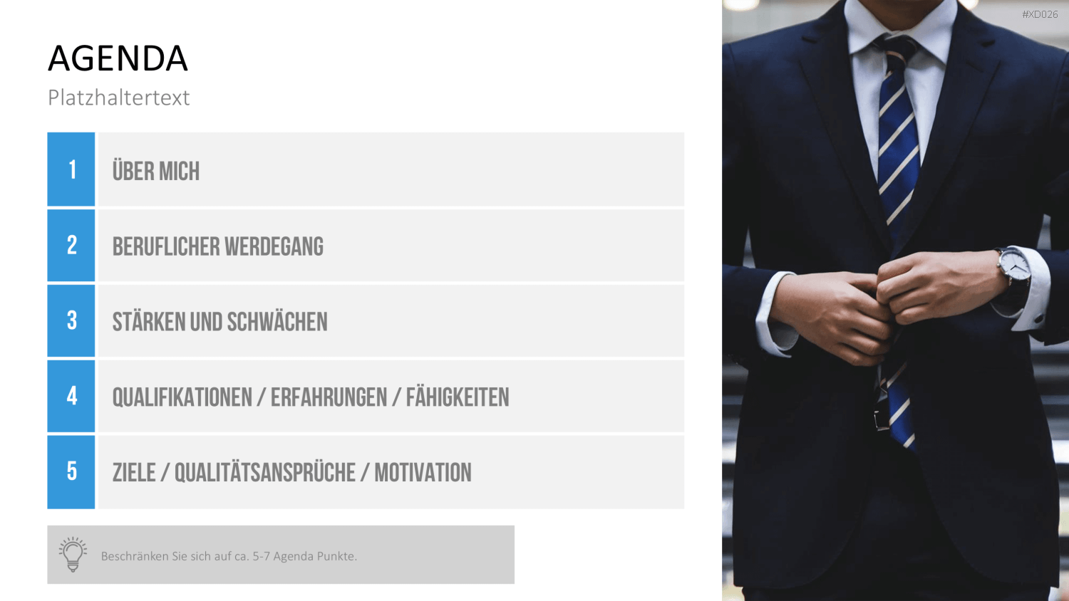 Selbstpräsentation - Bundle PowerPoint-Vorlage