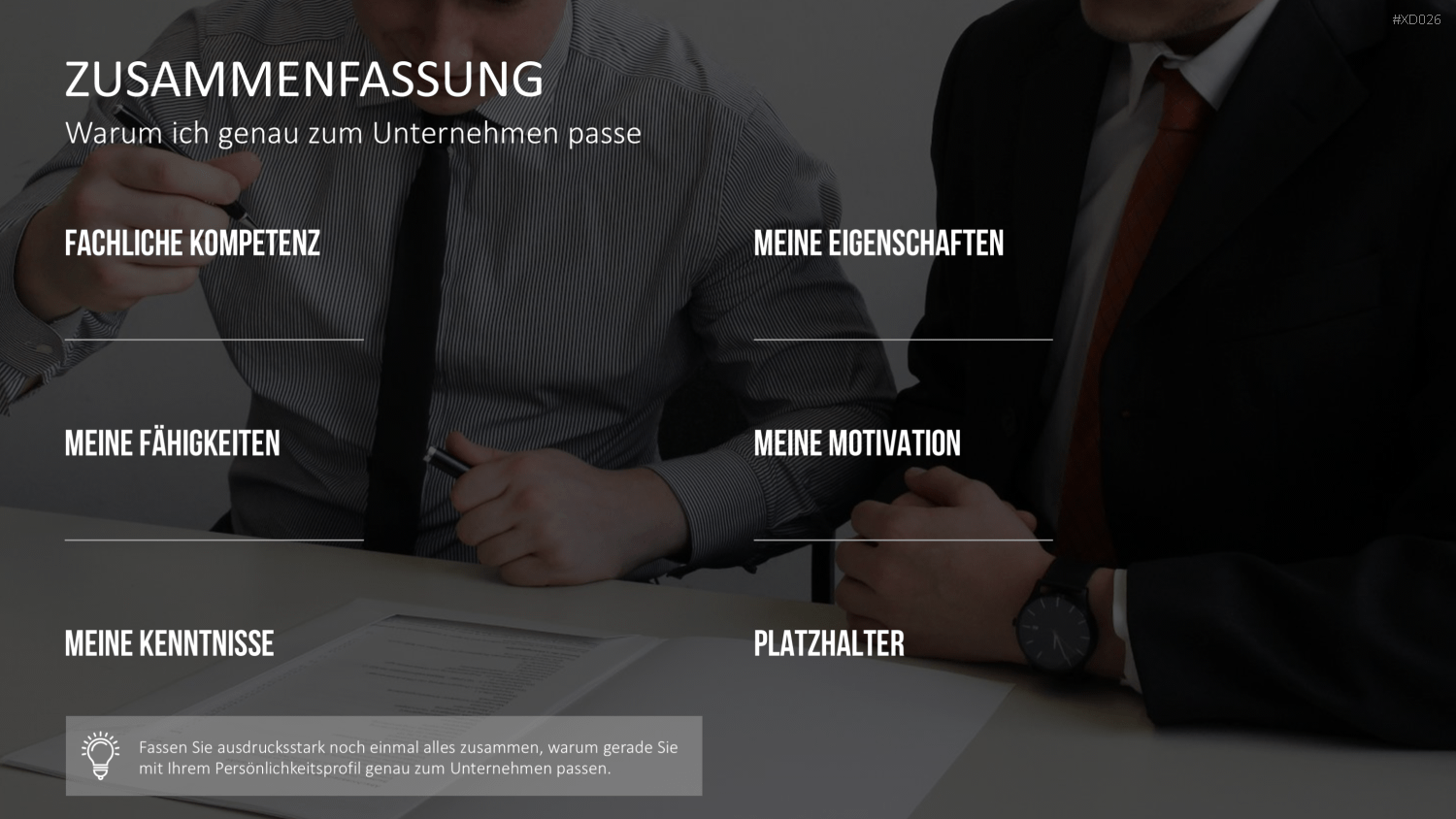 Selbstpräsentation - Bundle PowerPoint-Vorlage