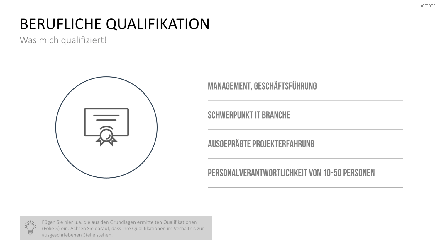 Selbstpräsentation - Bundle PowerPoint-Vorlage