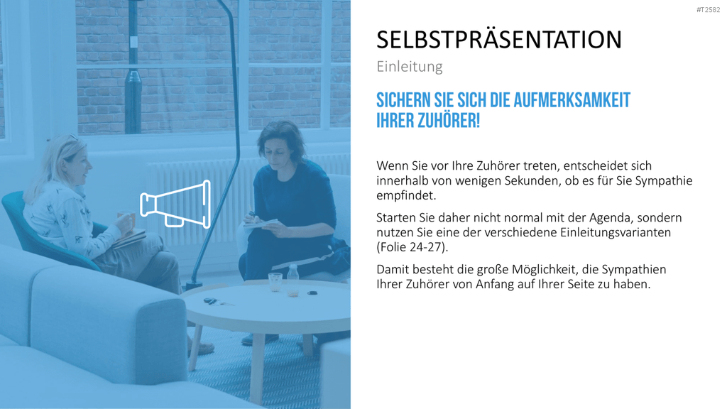 Selbstpräsentation - Geschäftsfrau PowerPoint-Vorlage