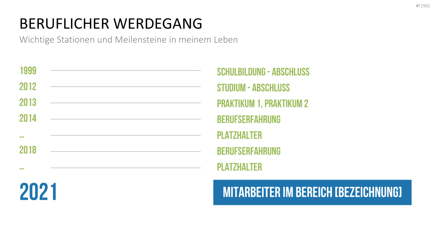 Selbstpräsentation - Geschäftsfrau PowerPoint-Vorlage