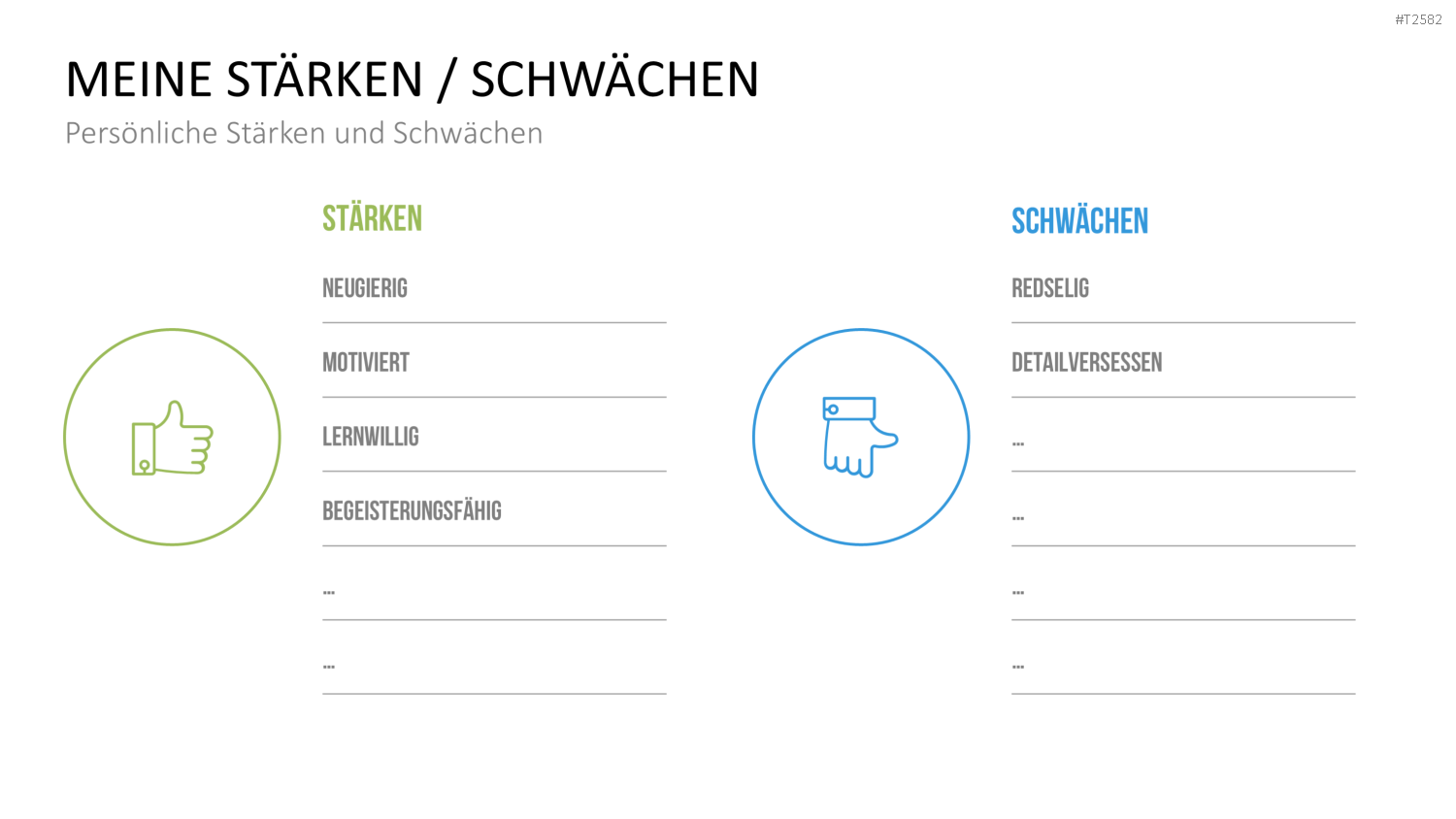 Selbstpräsentation - Geschäftsfrau PowerPoint-Vorlage