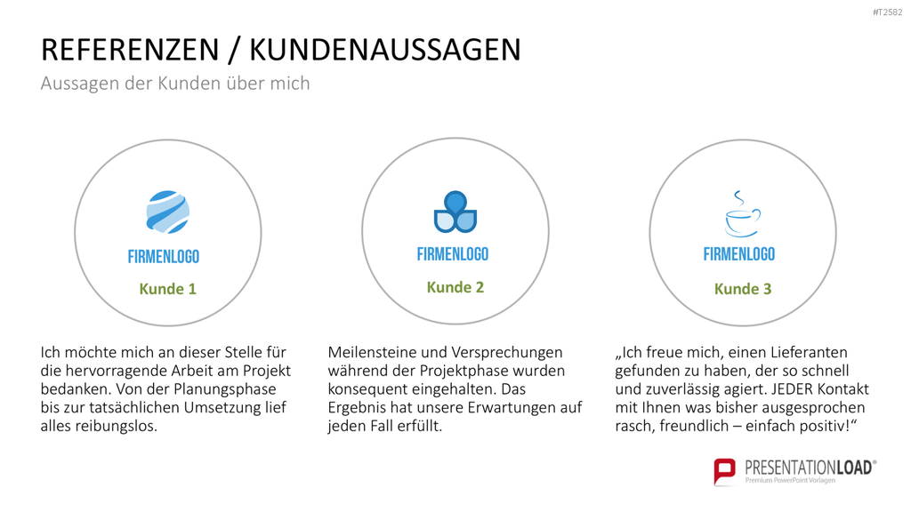 Selbstpräsentation - Geschäftsfrau PowerPoint-Vorlage