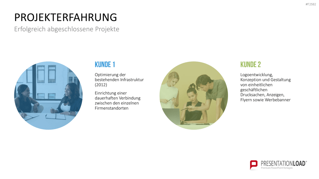 Selbstpräsentation - Geschäftsfrau PowerPoint-Vorlage