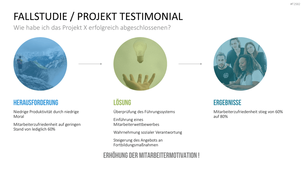 Selbstpräsentation - Geschäftsfrau PowerPoint-Vorlage