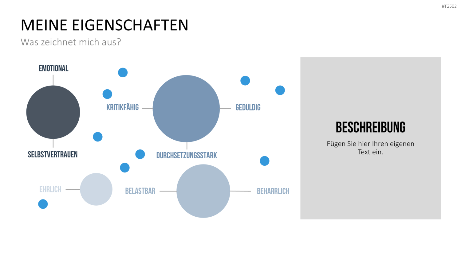 Selbstpräsentation - Geschäftsfrau PowerPoint-Vorlage