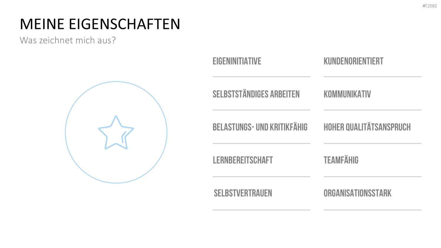 Selbstpräsentation - Geschäftsfrau PowerPoint-Vorlage