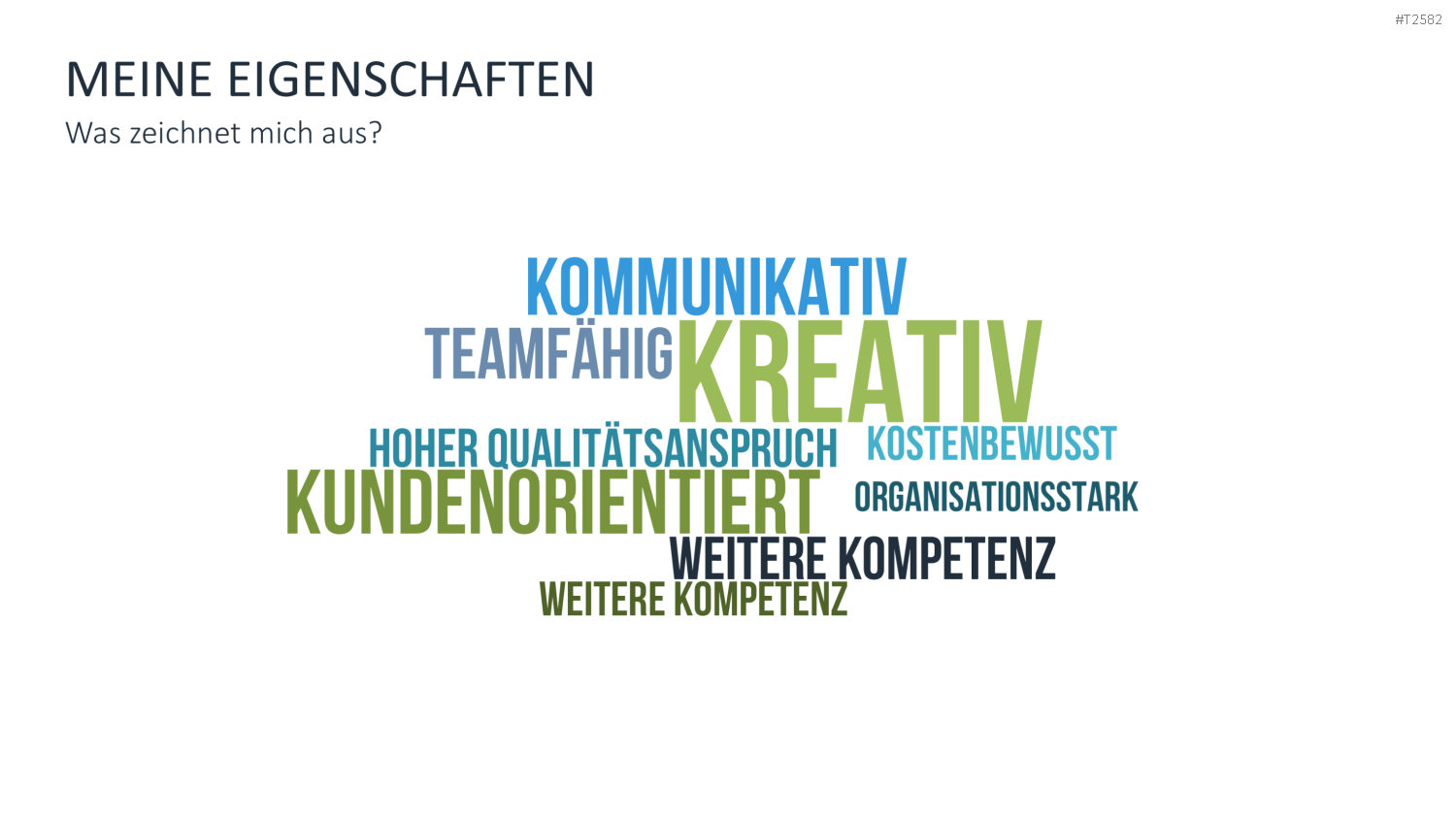Selbstpräsentation - Geschäftsfrau PowerPoint-Vorlage
