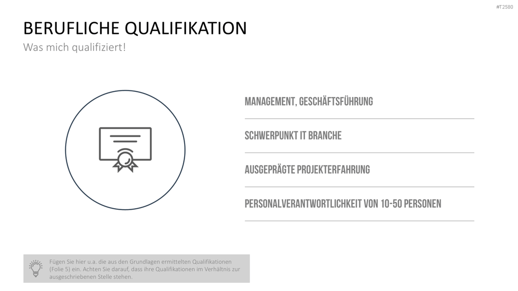 Selbstpräsentation - Geschäftsmann PowerPoint-Vorlage